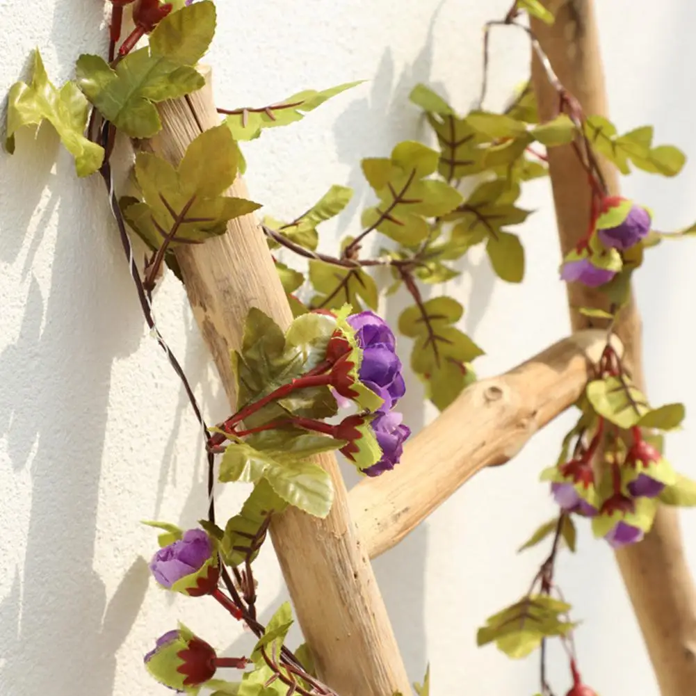 GloryStar светильник световые струны цветы из ротанга со светодиодными бусинами