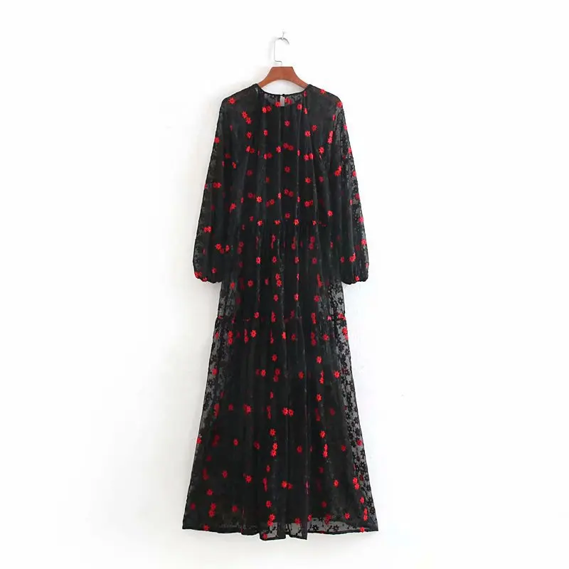 ZA Новое разноцветное модное платье с принтом женская одежда Boho Свободное платье с v-образным вырезом Вечерние подарки
