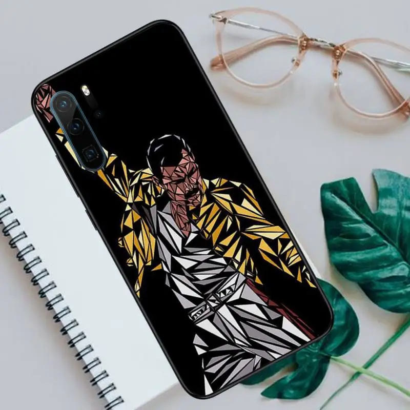 

Freddie Mercury Phone Case For Huawei honor Mate P 9 10 20 30 40 Pro 10i 7 8 a x Lite nova 5t