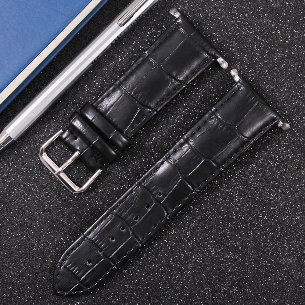 

Band For Apple Watch 6 5 4 40mm 44mm 3 2 38MM 42MM Leather Strap For Bracelet Strap For Iwatch Series Accessories