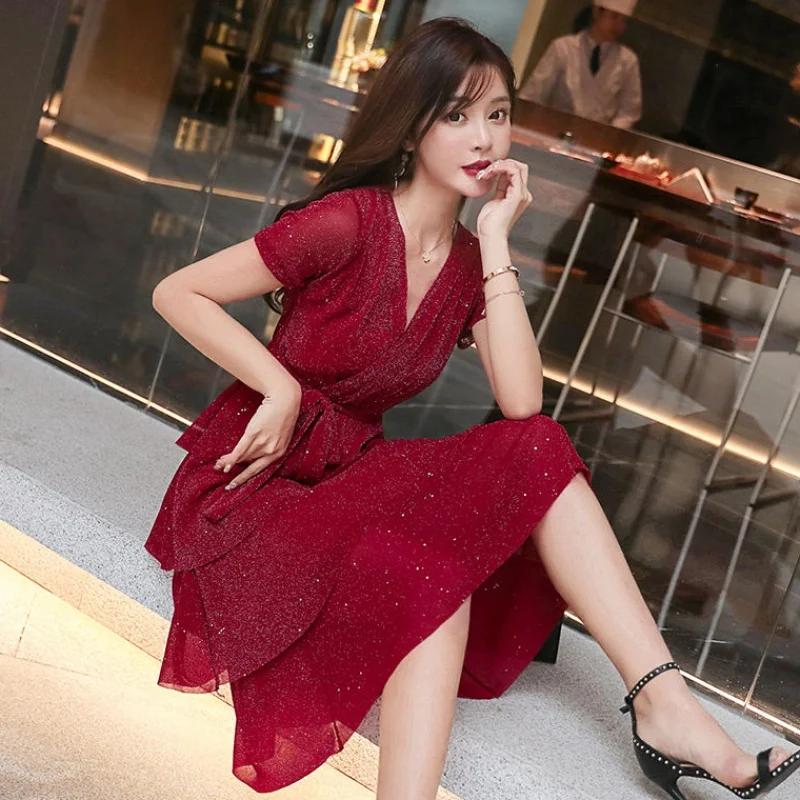 Платье для беременных летнее новое платье кормящих матерей Одежда Сетчатое с