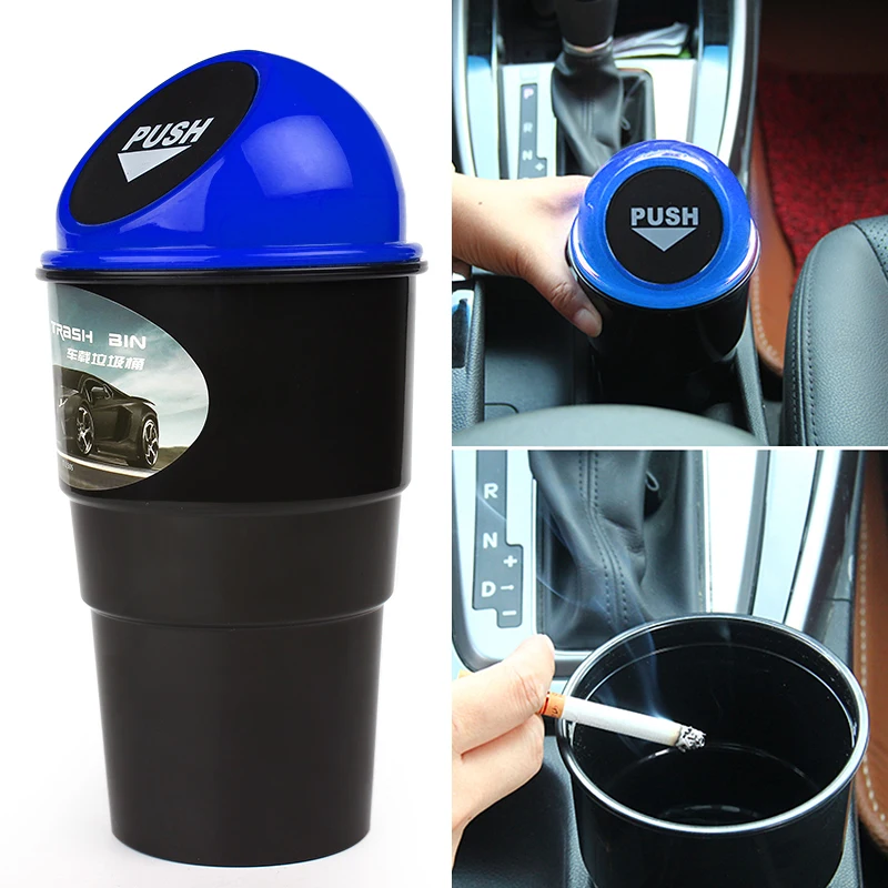 

Car garbage Can Car Trash Bin Portable Dust Storage Holder Convenient Vehicle Holder Bin Rubbish Collector