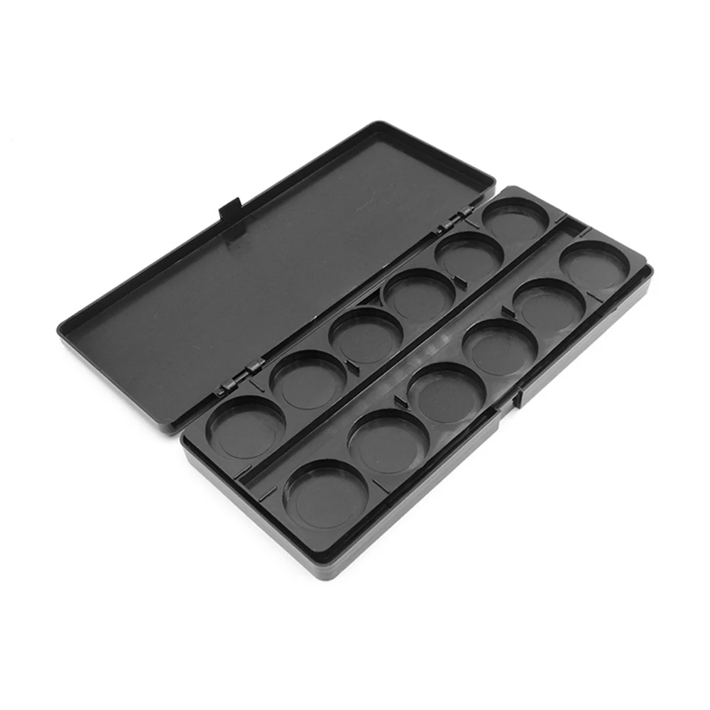 Палетка для дизайна ногтей с 24 ячейками пластиковая палитра рисования акварелью