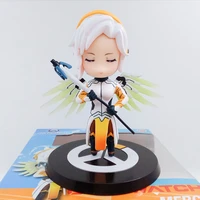 ow action figure 10cm pvc mercy angel model toys game girls anime figure