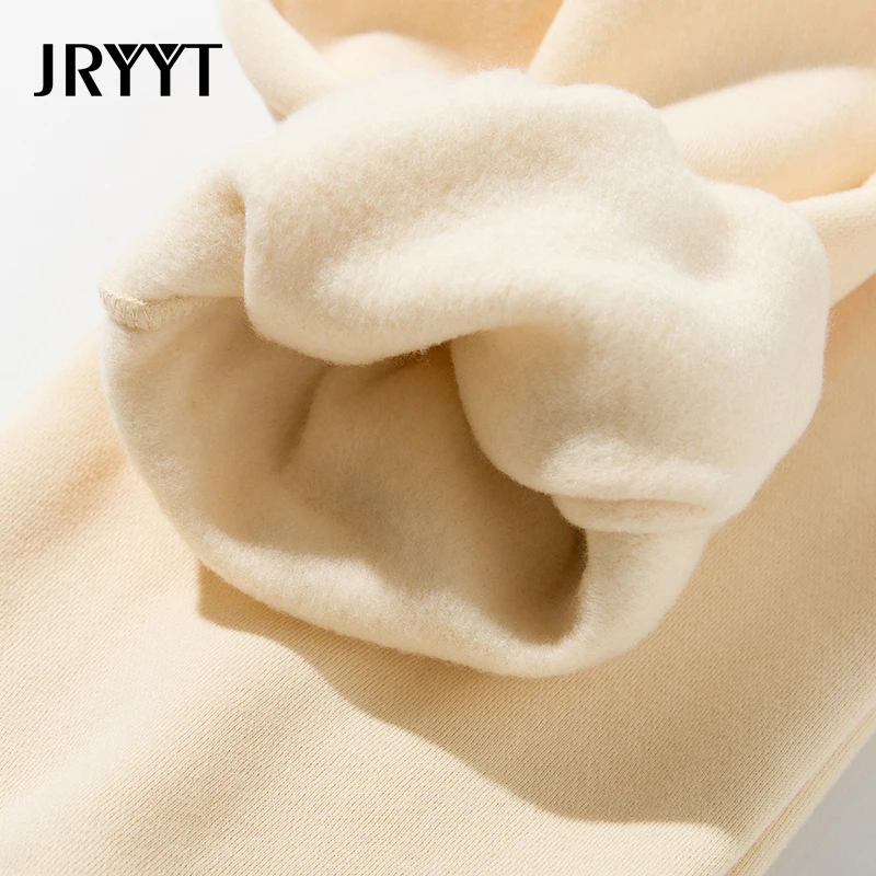 

JRYYT Autumn Winter Casual Knitted Joggers Women Drawstring Fleece Basic SweatPants Women Pocket Solid Long Pantalones mujer