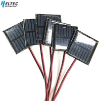 1pc 1v 1 5v 2v min solar panel 100ma 150ma 300ma 500ma diy solar kit for battery cell phone charger with connect wire