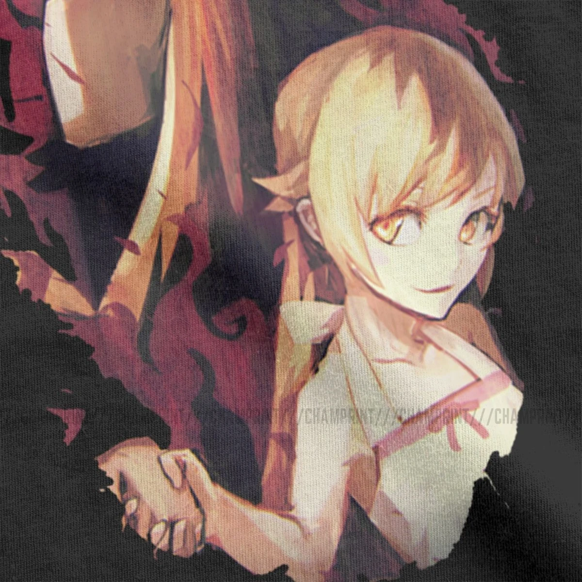 Женская футболка с круглым вырезом Shinobu Monogatari японский аниме Ulzzang уличная одежда|Футболки| |
