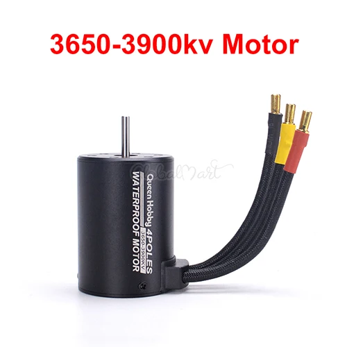 3650-3900kv Motor 3650 3900kv 4300kv бесщеточный двигатель/45A 60A 80A 120A бесщеточный ESC электрический регулятор скорости пыленепроницаемый для 1:10 1/10 RC автомобилей - Цвет: 3650-3900kv Motor