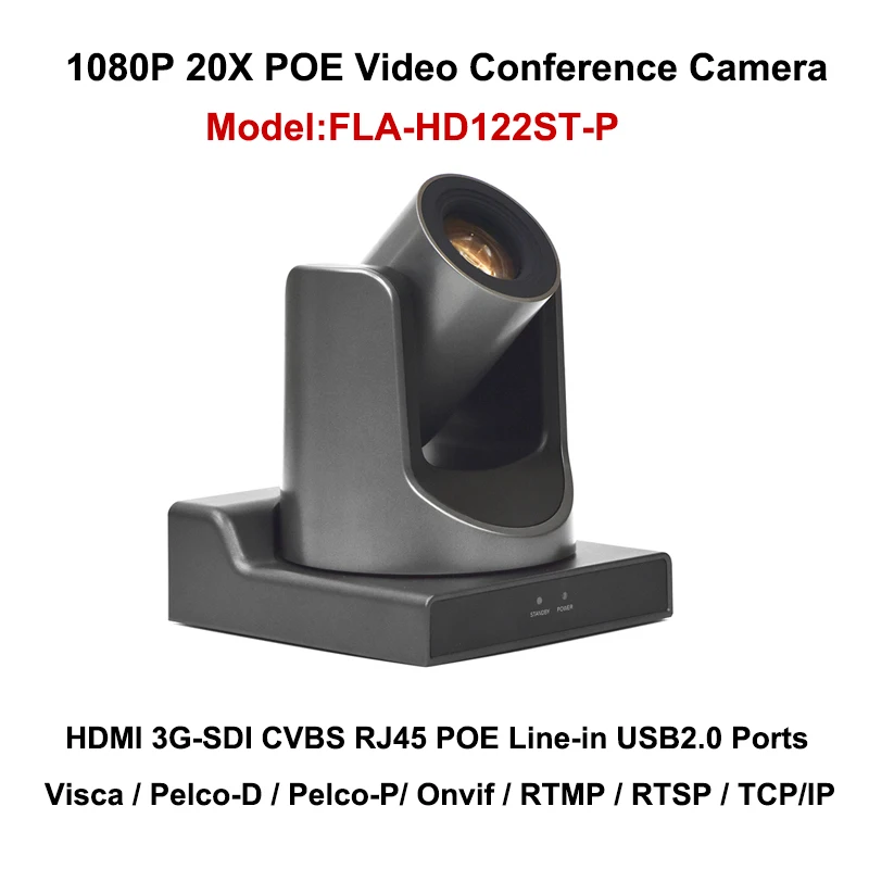 

1080p PTZ 20X оптический зум HDMI SDI IP POE камера для системы видеоконференций