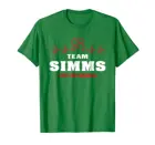 Рубашка для участников команды Simms, фамилия, Фамилия