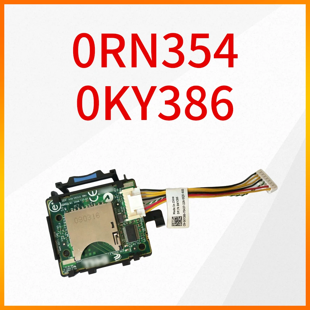 

Original RN354 KY386 0RN354 0KY386 Built-in SD Module Card Reader Suitable For DELL R610 R710 SD Card Small Board XT293