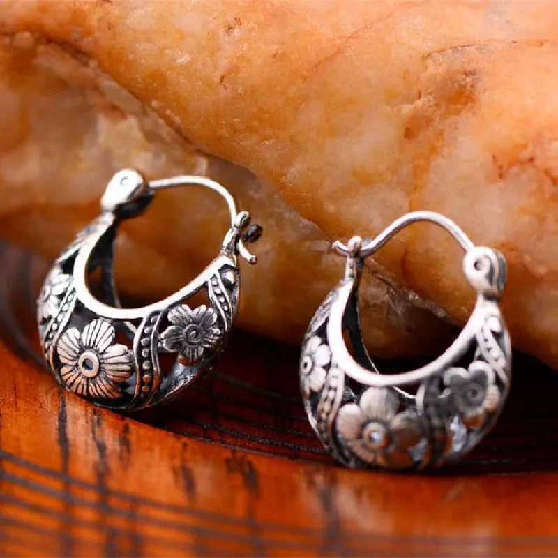 Женские серьги из серебра 925 пробы с вырезами|thai silver earrings|earrings sterlingearrings earring |