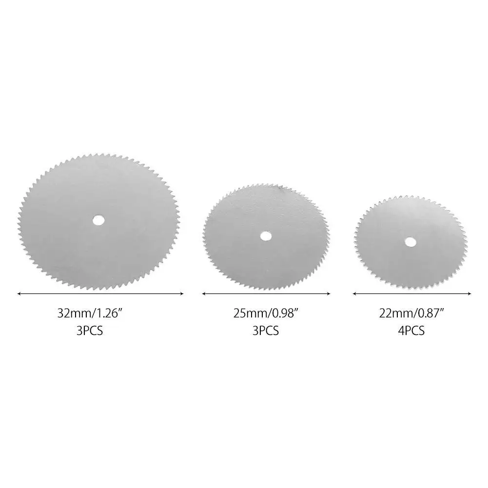 Steel Mini Hss Circular Saw Blade Set Slice Metal Cutting with For Power Mandrel Disc Woodworking Tool Cutter Discs I8D5
