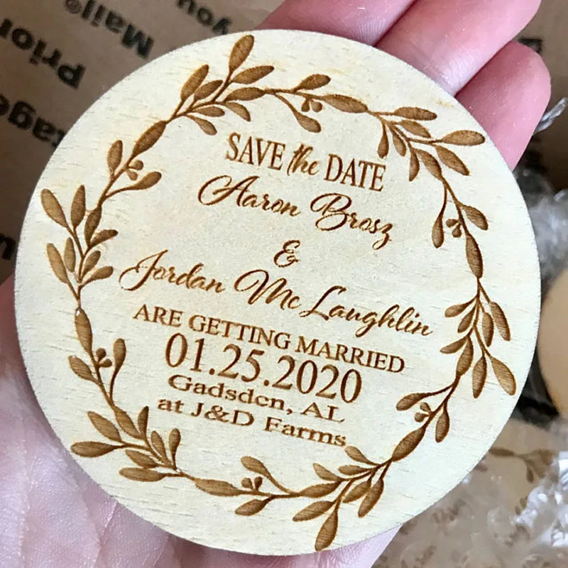 Сохраните дату персонализированная каллиграфия сохраните магниты свадебные