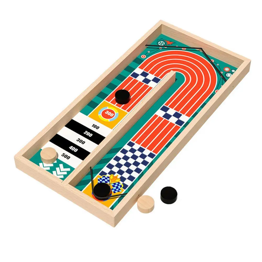 Настольная игра с рогаткой-забавная игра с рогаткой, цветная настольная Рогатка, деревянная игрушка, большой стол, Интерактивная игрушка дл...