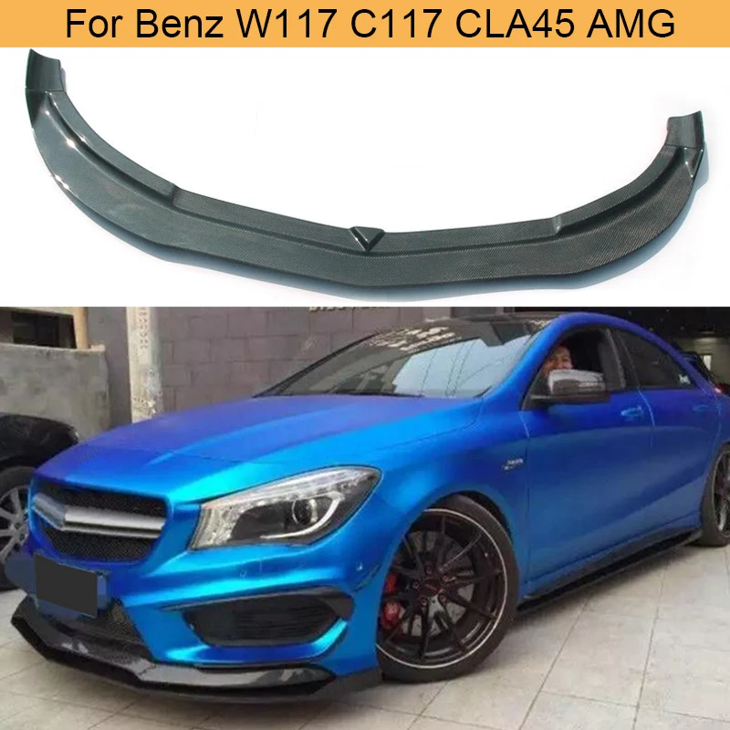 Спойлер для переднего бампера класса CLA Mercedes Benz W117 C117 CLA4 AMG 2014 2015 спойлер