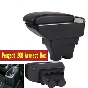 for peugeot 208 armrest box center console arm rest free global shipping