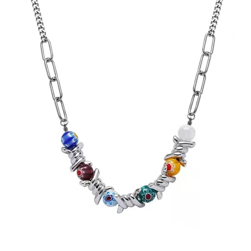 

2023 New Original Fashion Niche Design Bohemia Necklace for Women Men Chunky Trendy Vintage Idear Gift Clavicle Punk Jewelry DIY