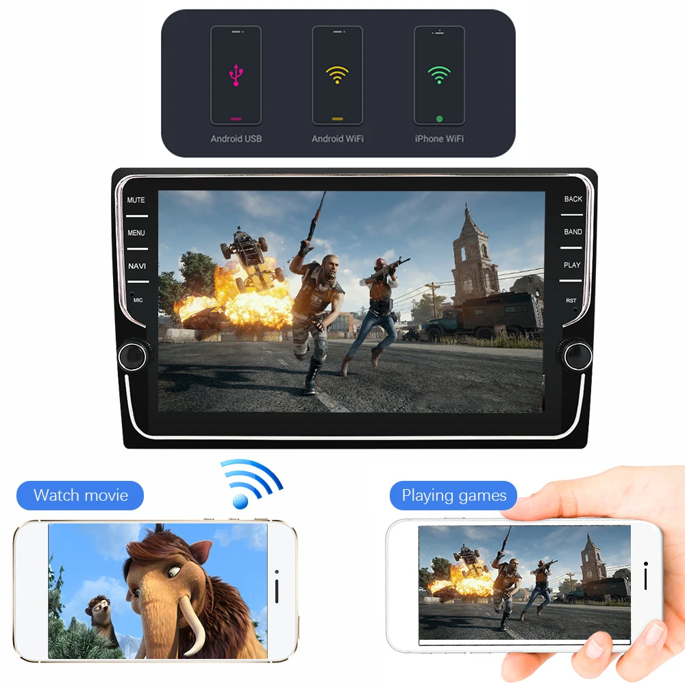 Автомагнитола Eunavi 2 din Android 9 0 GPS Wi-Fi Bluetooth 4 + 64 ГБ IPS-экран | Автомобили и мотоциклы