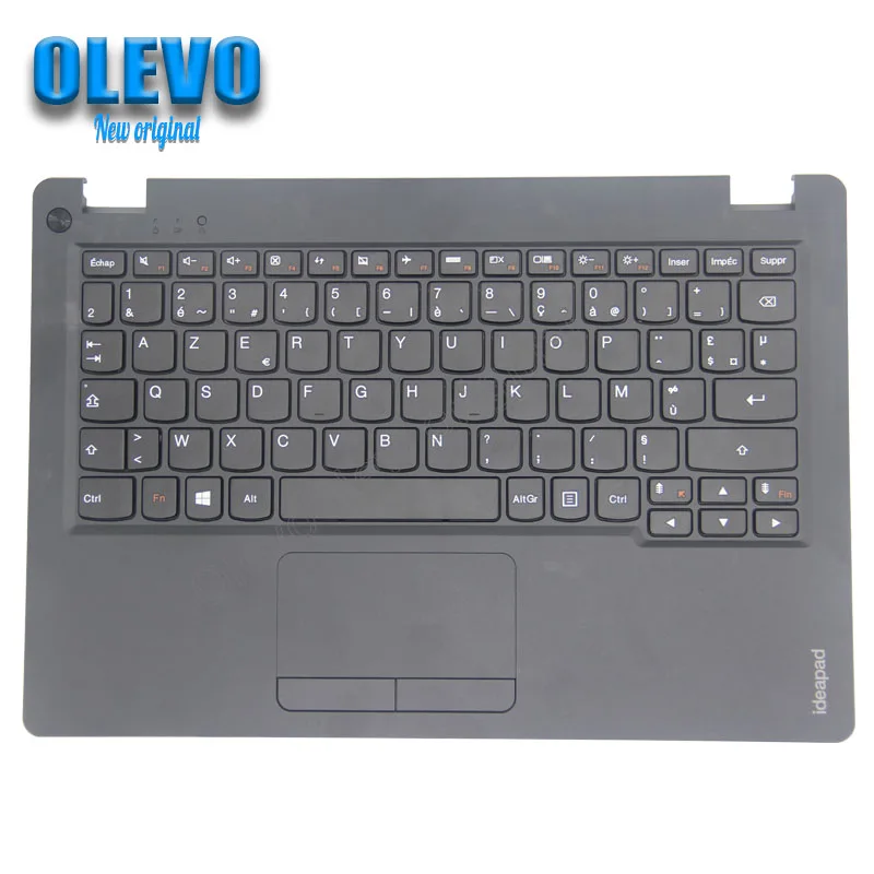 

New/orig Palmrest Black Upper Case With French Keyboard Touchpad for Lenovo Ideapad 100S-11 100S-11IBY Laptop C Cover 5CB0K48398
