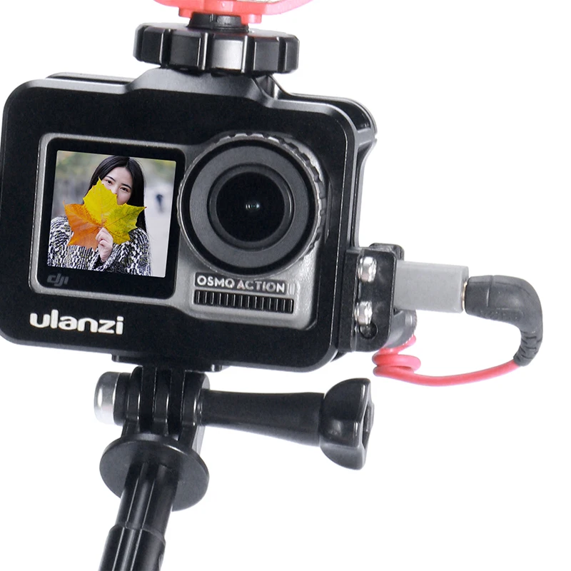 Зажим для намотки микрофона Ulanzi зажим адаптер записи крепление Osmo Action аксессуары
