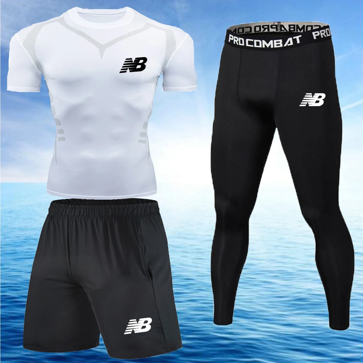 

Quick Dry Brand Mens Compression Fitness T-Shirt Sport Shirt Men Bodybuilding Tights Gym Running Shirt Men Workout Clothes