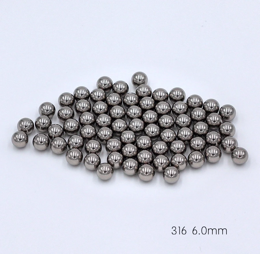 

6mm AISI 316 Stainless Steel Ball Grade 100 High Precision Solid Bearing Balls