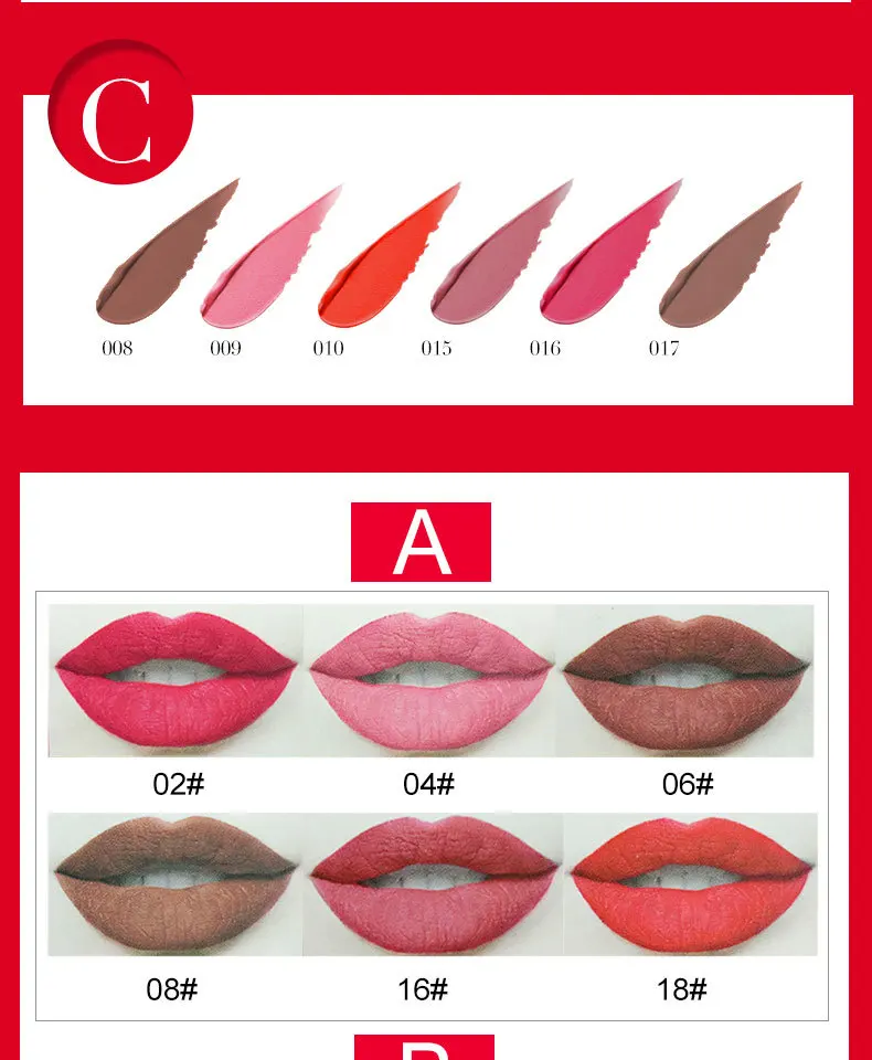 Набор для макияжа MENOW 6 шт. защита от поцелуев губная помада и точилка карандашей