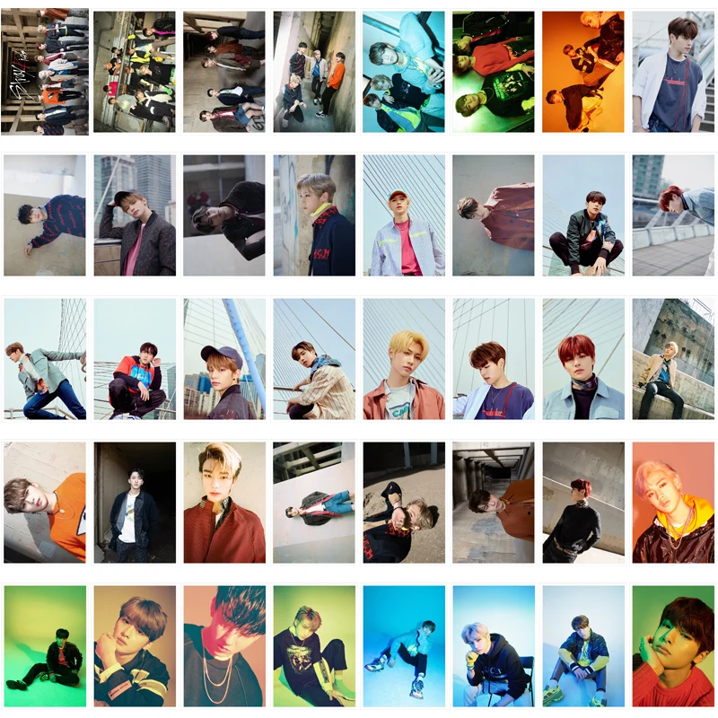 Kpop Stray Kids четвертый мини альбом &ltCle 1: mi1x&gt Polaroid Photo Lomo Card Fans Gifts металлическая