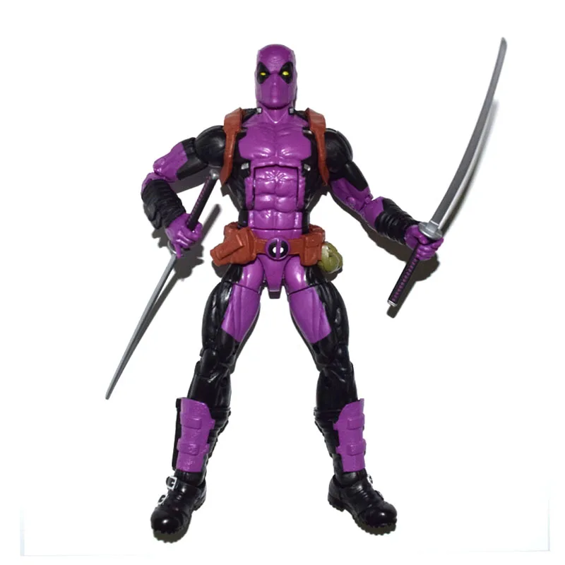 Pink Deadpool Marvel Legends 80th Aniversary Каратель Warmachine Железный человек Тор Дэдпул хит обезьяна корг капитан свободная фигурка Лидер продаж - Цвет: Pink Deadpool