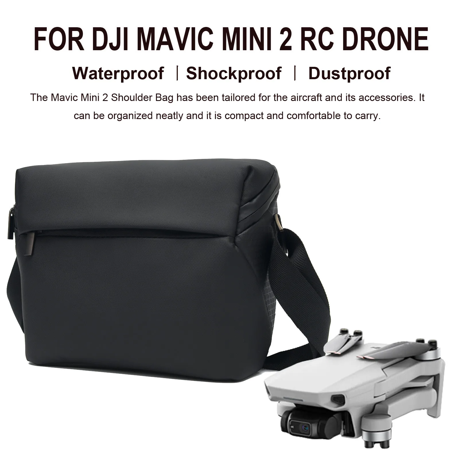 

In Stock Shoulder Bags Shoulder Bag Travel Storage Bag Carrying Case For Dji Mavic Air 2 Drone Accessories#HG