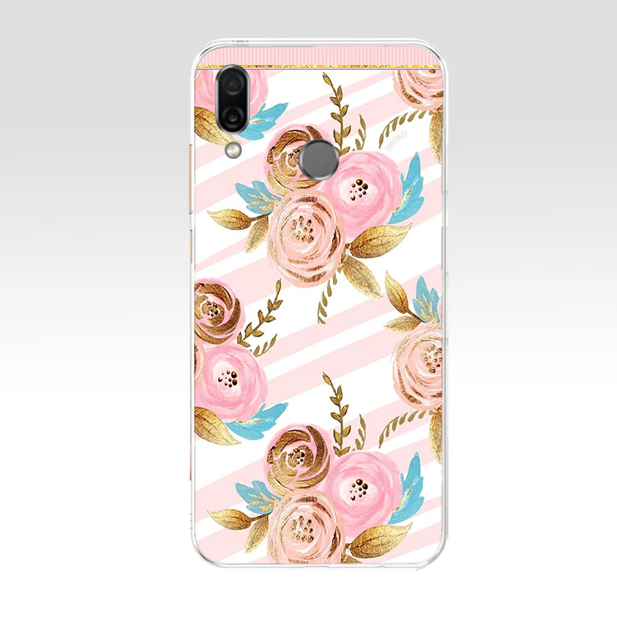 116FG рисунок пиона Изящный цветок подарок Мягкий Силиконовый ТПУ чехол для