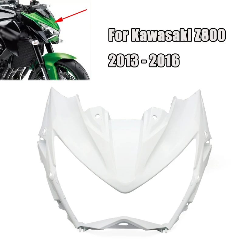 

Motorcycle Injection Fairing For Kawasaki Z800 2013 2014 - 2016 Z 800 Front Head Cowl Upper Nose Fairing Headlight Holder Cover