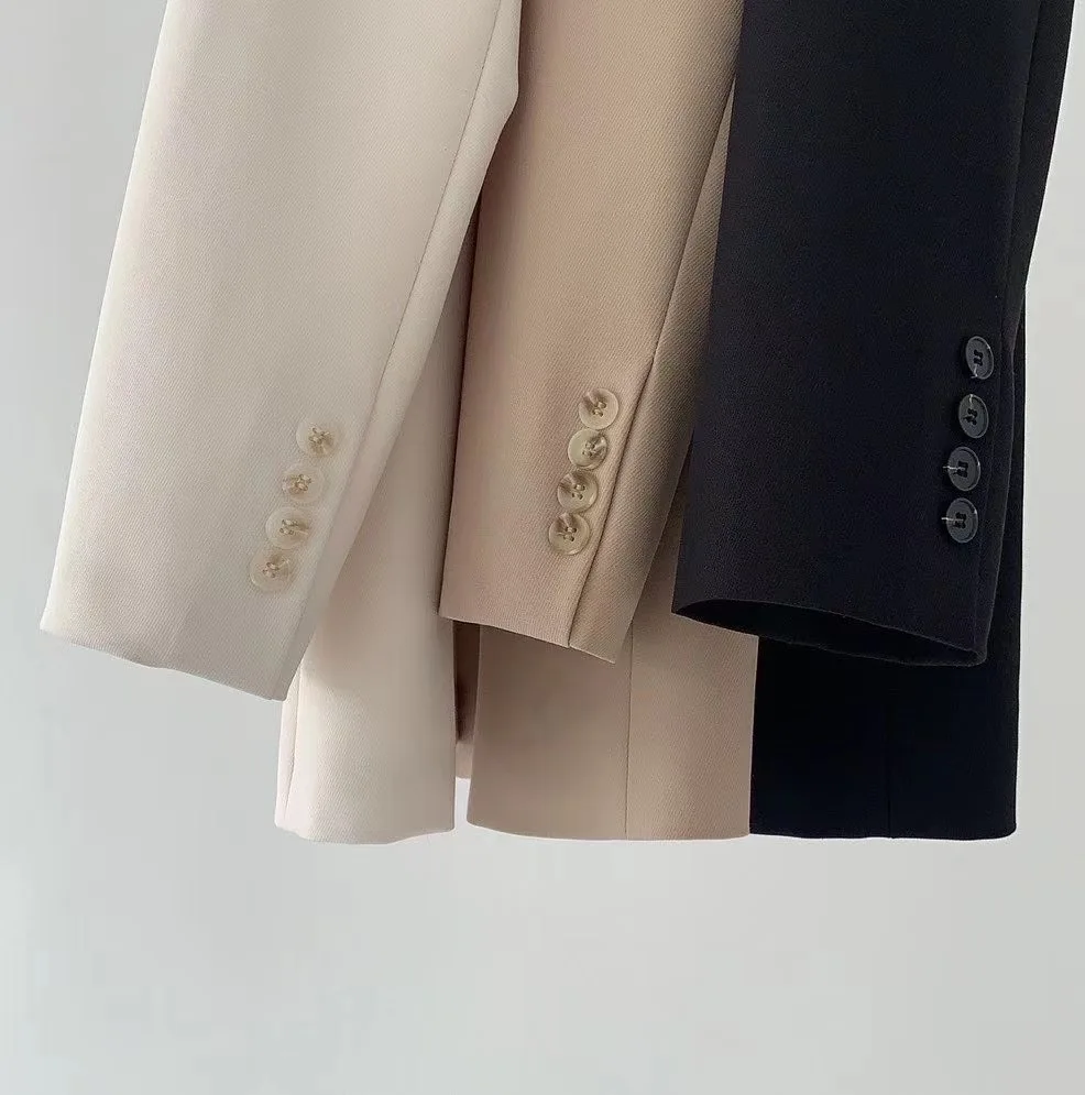 

Toppies 2021 Suit Jacket Women Single Breasted Blazer Office Ladies Formal Jacket Leisure Blazer Female Outwear