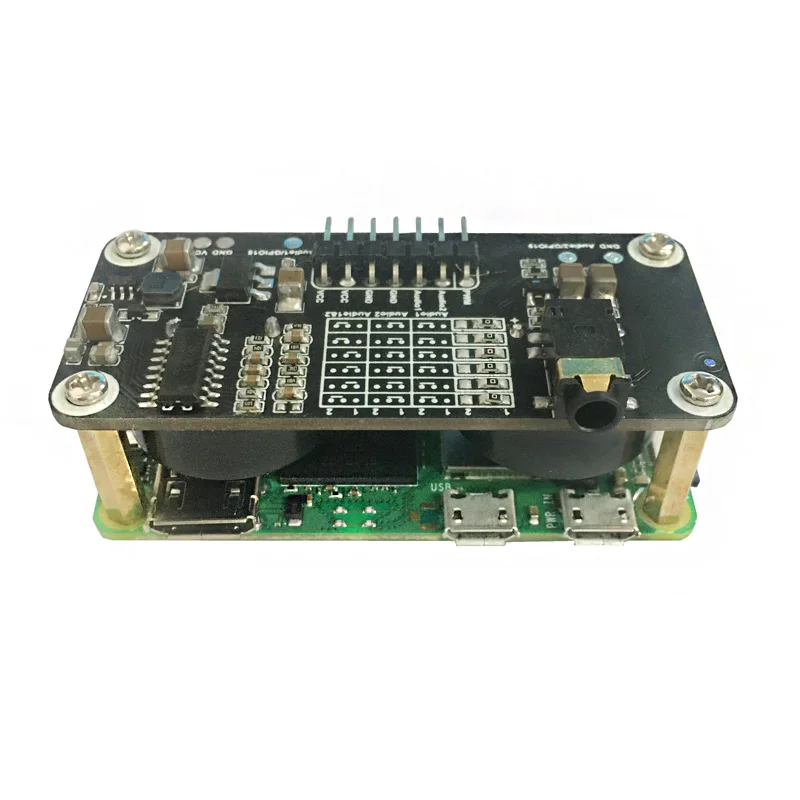 Аудио модуль Raspberry Pi GPIO для zero 2W/3B/4B/CM4 | Компьютеры и офис