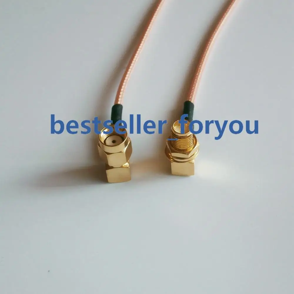 4 дюймовый RG316 RF Pigtail RPSMA штепсельная вилка 90 градусов для RP SMA Женский