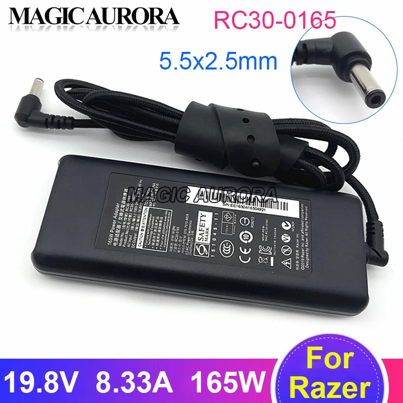 19.8v 8.33a Rc30-0165 Rc03-0156 Rc30-01650100 For Razer Blade Pro 17 15 14 Gtx1060 Rz09-0195 Laptop Charger