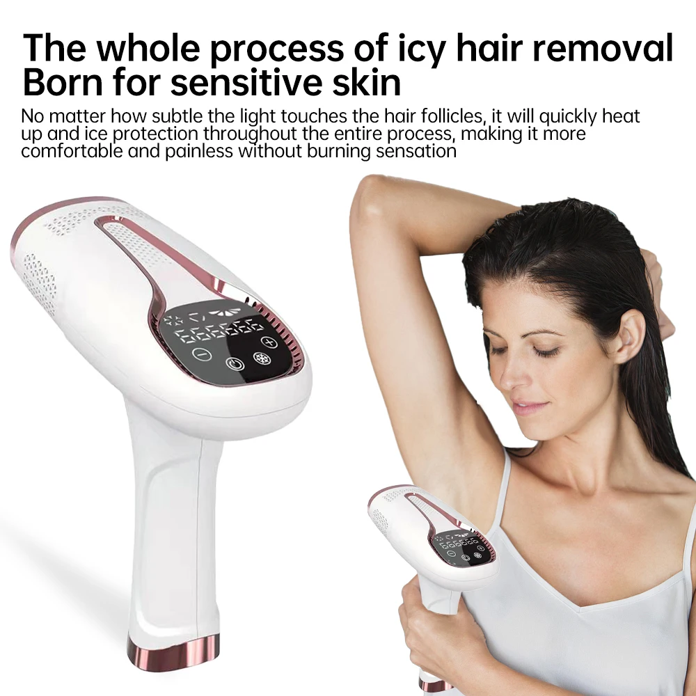 IPL Hair Removal Laser Epilator Permanent Flash with LCD Touch Body Leg Trimmer Photoepilator For Women Painless Epilation