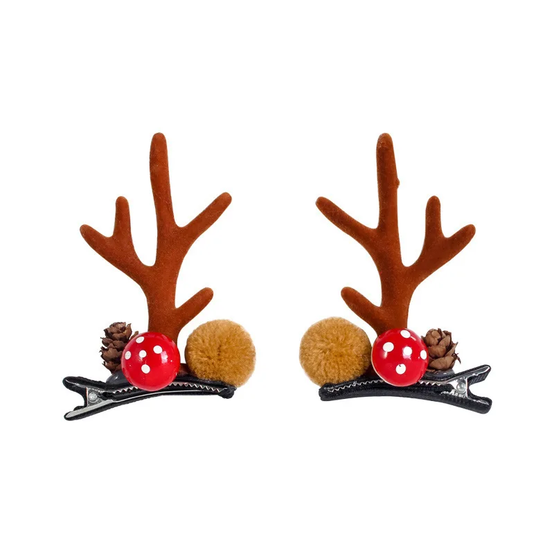 

Fashion Christmas Gift Headband With Ears for Kids Girl Women Santa Claus Elk Cat Ear Hair Accessories Deer Horn Trendy DIY