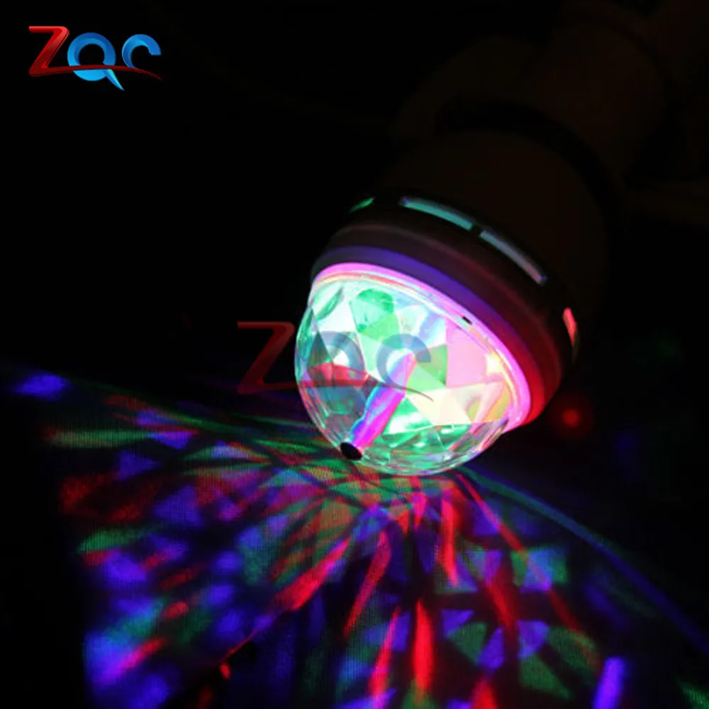 E27 RGB Светодиодный лампочки 3 Вт красочные Волшебные AC 85 265 в 110 В 220 Авто