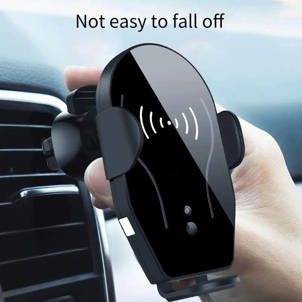 2019 New arrival Wireless Car Charger 10W Qi Fast Charging Phone Holder for All Standard Enabled Phones #F | Автомобили и