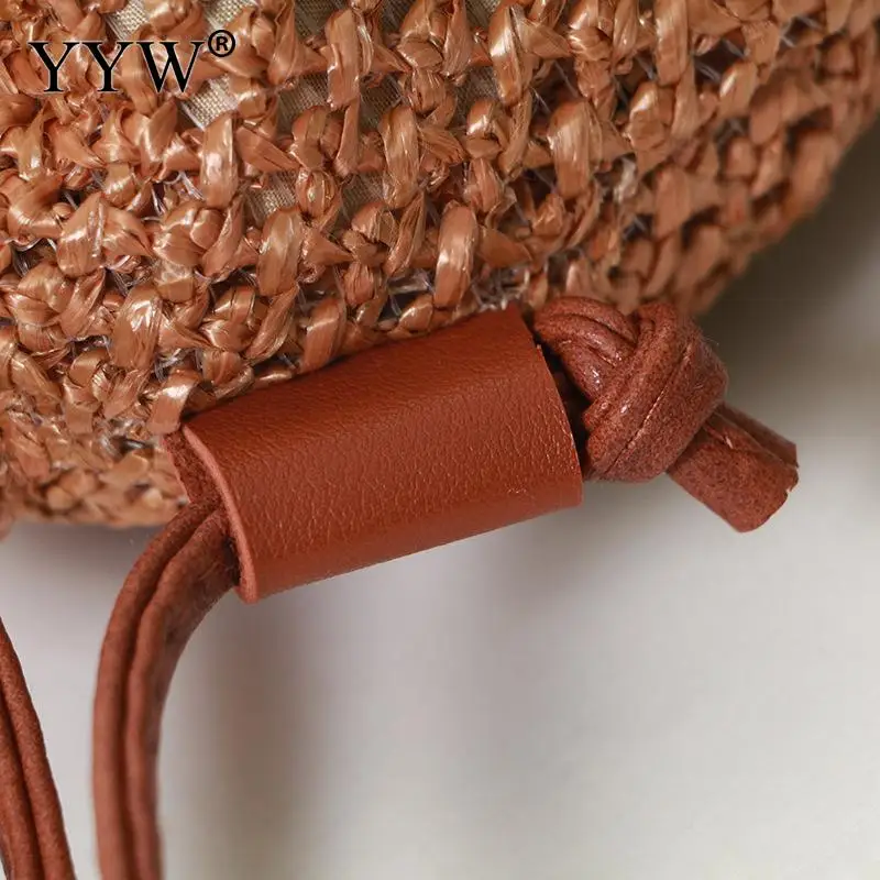 Женская сумка 2020 модная плетеная мессенджер на шнурке плечо мужская женские