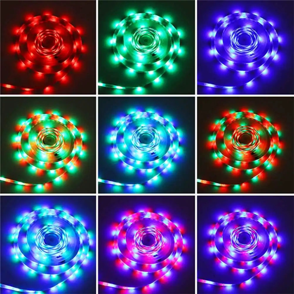 

Christmas Lights 2M 3M 5M 10M Non-waterproof SMD2835 RGB LED Strip Light + 24Keys Remote Control Outdoor Indoor KTV Hotel DC12V