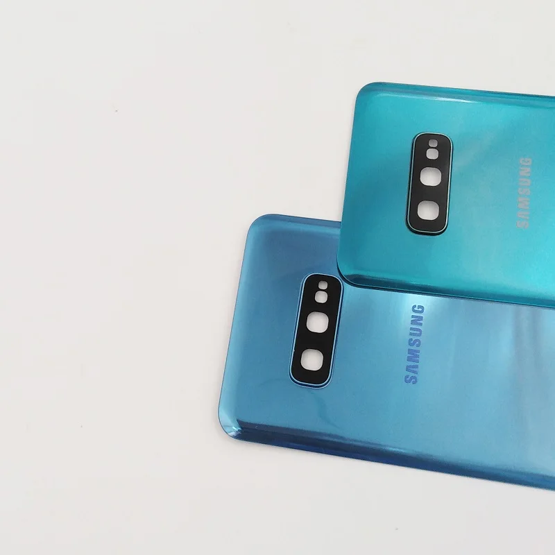 Оригинальная задняя крышка батарейного отсека Samsung S10e Задняя стеклянная корпуса