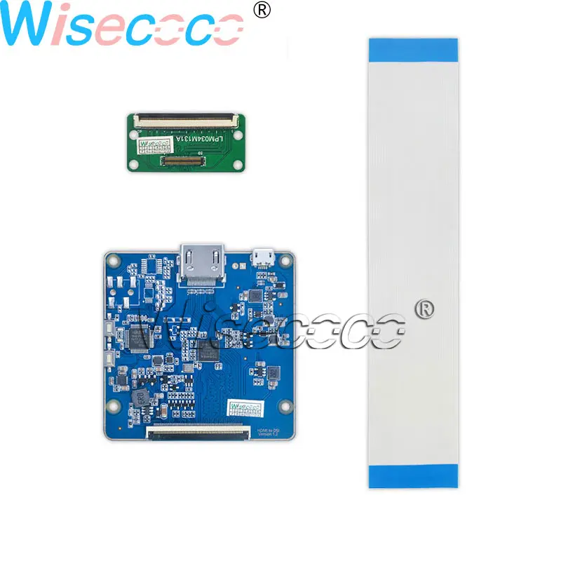 Driver Board Wisecoco 3,4 дюймов 651 PPI LPM034M131A 1440 × 1700 ips ЖК-экран 60 контактов с MIPI HDMI USB плата драйвера для ручных и КПК - Цвет: Driver Board