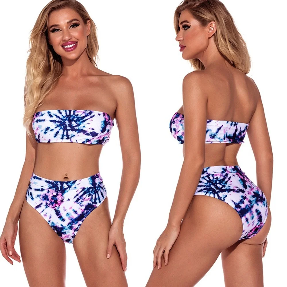 

Женские купальники, купальные костюмы для женщин, купальник, Женский раздельный сексуальный топ, бикини, купальник с принтом, 2021