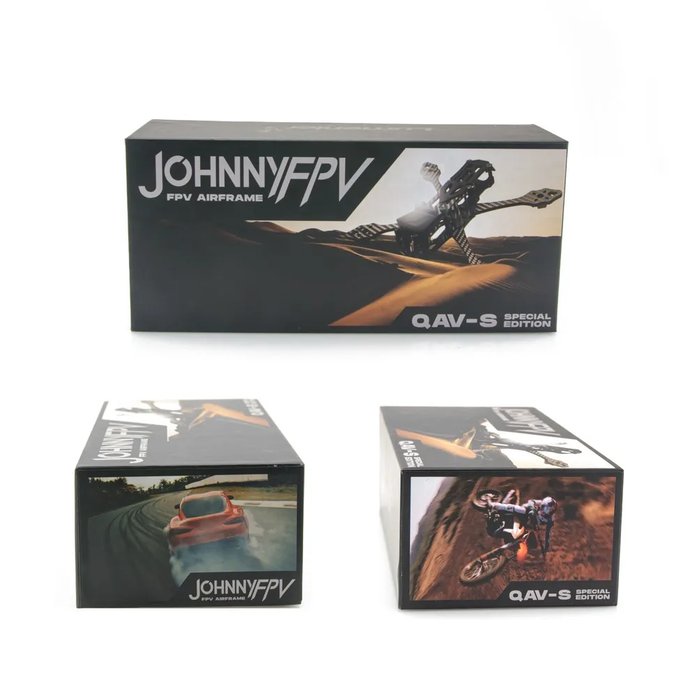 

Original Lumenier QAV-S JohnnyFPV Special Edition 5" FPV Freestyle Drone Airframe 223mm 3K Carbon Fiber for DJI FPV Air Unit