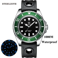 big water ghost dive watch automatic mechanical wristwatch steeldive special sd1964 double sapphire crystal waterproof watches