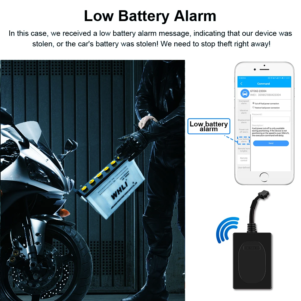 GPS Tracker 4G Rastreador Locator Remote Control Vibration Alarm Global Use Realtime Tracking трекер Anti-theft | Автомобили и