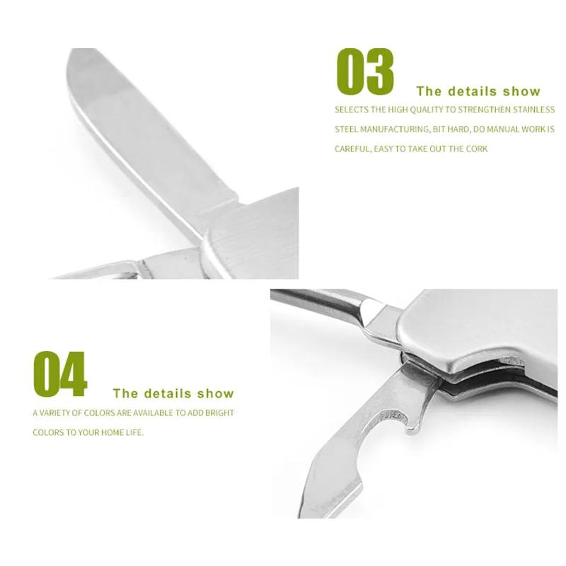 Высококачественный портативный многофункциональный складной нож из